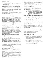 bai tap ba duong co nic trong de thi DH