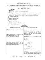 giáo án hình học cả năm