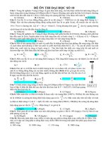 ĐỀ ÔN THI ĐẠI HỌC SỐ 10