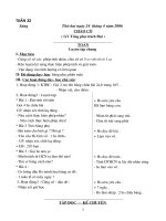 Giáo án lớp 3 (Tuần 32)