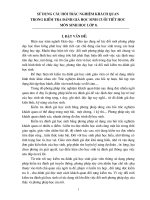 Sử dụng câu hỏi trắc nghiệm khách quan