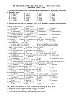 đề thi giữa kì 2