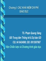 Chương 1: Chi phí tài chính trong GD