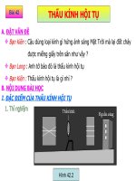 Bài 42. Thấu kính hội tụ(NC)