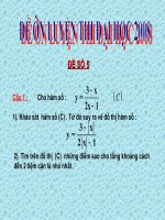Đề ôn thi luyện Toán - 2008 Đề 5
