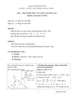 Bài soạn Hình học  9 chương I  ( 20 tiết )