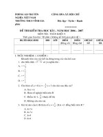 De thi hoc ky II lop 9