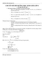 chuyên đề học sinhn giỏi lớp 8