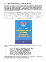 Lịch sử Đoàn TNCS Hồ Chí Minh và phong trào Thanh niên Việt Nam