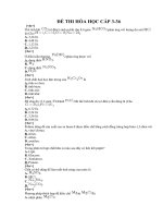 Đề thi trắc nghiệm môn hóa cấp 3-36