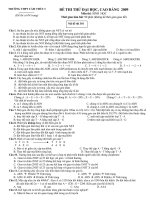 Thi thu dai hoc cuc hay