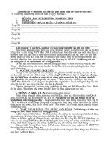 Kế hoạch khai giảng 2007