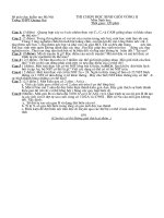 Đề trắc nghiẹm ôn tập thi đại học