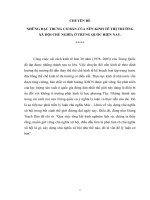 NHỮNG ĐẶC TRƯNG CƠ BẢN CỦA NỀN KINH TẾ THỊ TRƯỜNG XÃ HỘI CHỦ NGHĨA Ở TRUNG QUỐC HIỆN NAY