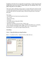 Cách khôi phục dữ liệu bị mất