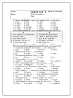 Test 45'' ( grade 10)