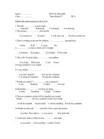 kiem tra 15'''' lop 8