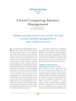 Cloud Computing Identity Management
