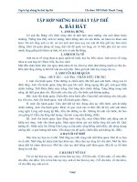 tuyển tập bài hát sinh hoạt cộng đồng