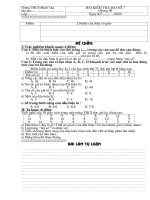 Kiểm tra ĐS chương III (Đề chẵn)