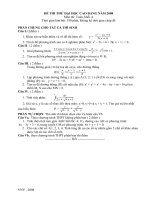 Đề thi thử đại học 2008-2009 (đề 2)
