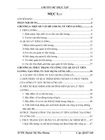 THỰC TRẠNG VỀ CÔNG TÁC QUẢN LÝ TIỀN LƯƠNG TẠI CÔNG TY XÂY DỰNG LŨNG LÔ