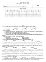 Kiểm tra 1 tiết 12 Cơ bản HKII