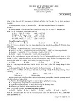 Đề thi HK II (NC)