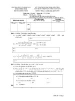 Đề thi MTCT khối 8 - (08-09 TTH)