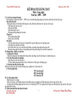 kế hoặc giảng dạy cn 11