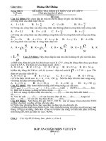 Đề kiểm tra định kỳ lop 9(Theo CT moi)