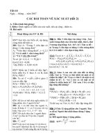 Các bài toán về xác suất(tiết 2)