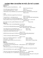 CHƯƠNG TRÌNH CON ĐƯỜNG TRI THỨC