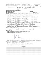 ĐỀ KT 1TIẾT HÌNH 9 KÌ 1 NH08-09