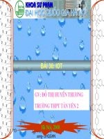 Tiết 58. Iot