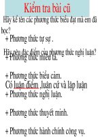 Ôn tập luận điểm