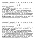 Đề thi HSG toán Lớp 5