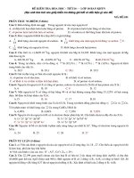 Kiểm tra hóa 10NC lần 1