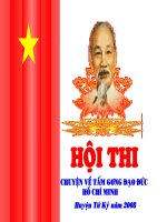 Chung ket KE CHUYEN DAO DUC BAC HO Bac Ho di chien dich bien gioi