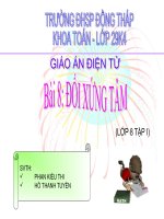 ĐỐI XỨNG TÂM