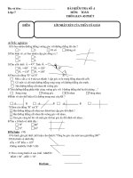 Kiểm tra 1 tiết hình học 7