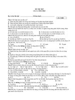 ĐỀ THI THỬ SỐ 2( CÓ ĐÁP ÁN)