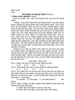 Bài  kiểm tra ngữ văn 8