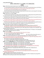 Ôn tập Sóng AS và Lượng tử AS + ĐA