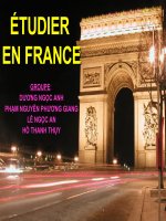 thuyết trình Pháp Văn