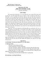 Đề cương ôn thi cao hoc - Chuyên nghành Sinh hoc