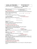 Đề thi Vật Li 12