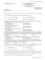 THI THỬ ĐH LẦN III