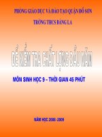 Thiết kế đề KT theo PP ma trận 2 chiều