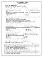 Bài kiểm tra tin học 8 mới